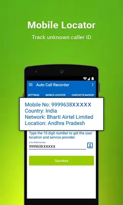 Auto Call Recorder - Automatic android App screenshot 0